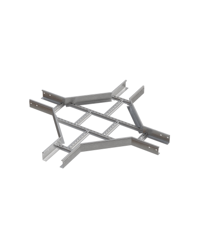 Х-разветвитель лестничный 80х400х1,2 мм N КМ-профиль (LXD80-400-1.2 N) в Домодедово Аксессуары для лотков Pintop.ru