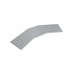 Крышка лестничного горизонтального угла 45 гр. 600 мм HD85 КМ-профиль (KLGL45-600 HD85)