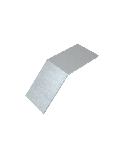 Крышка лестничного вертикального внешнего угла 45 гр. 700 мм HD85 КМ-профиль (KLVL45-700 HD85) в Домодедово Аксессуары для лотков Pintop.ru