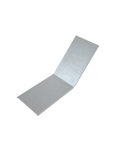 Крышка лестничного вертикального внутреннего угла 45 гр. 700 мм HD85 КМ-профиль (KLNL45-700 HD85) в Домодедово Аксессуары для лотков Pintop.ru