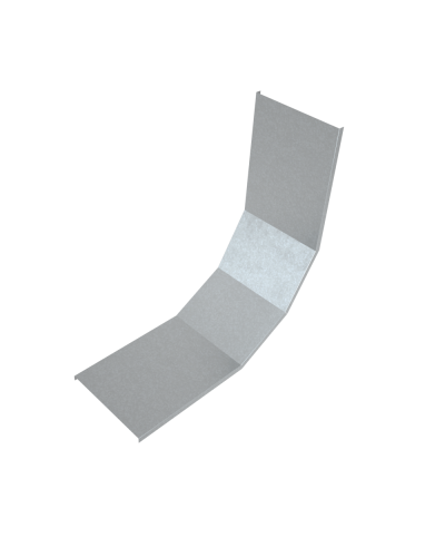 Крышка лестничного вертикального внутреннего угла 90 гр. 700 мм HD85 КМ-профиль (KLNL90-700 HD85) в Домодедово Аксессуары для лотков Pintop.ru