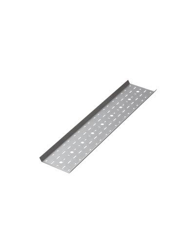 Дно лестничного лотка перфорированное 200х1,0 L2000 мм HD85 КМ-профиль (DLLP200-1.0-2000 HD85) в Домодедово Кабельные лотки Pintop.ru