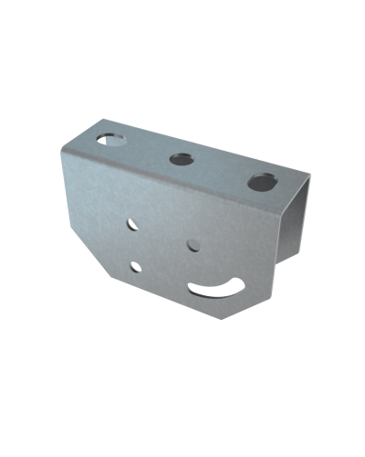 Универсальная потолочная скоба S:2,0 мм INOX304 КМ-Профиль (UPD INOX304) в Домодедово Аксессуары для лотков Pintop.ru