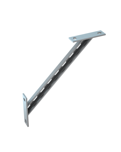 Укосина для консолей 400 мм HD85 КМ-профиль (UK400 HD85) в Домодедово Аксессуары для лотков Pintop.ru