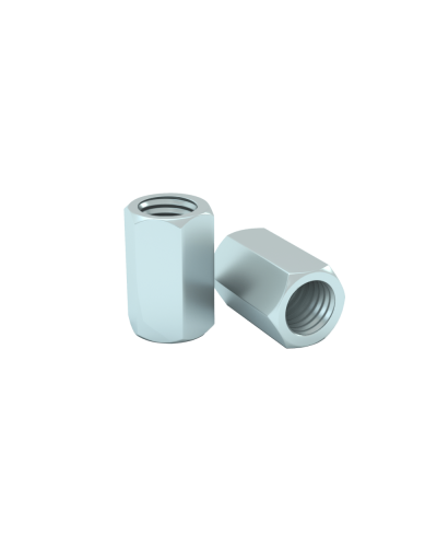 Гайка соединительная М10 DIN 6334 (упак. 30 шт) КМ-Профиль (MS10) в Домодедово Крепеж Pintop.ru