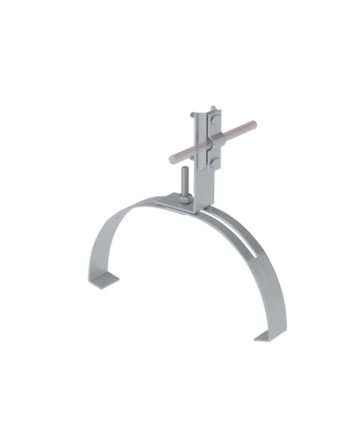 Держатель болтовой для фигурного конька для прутка Ø 5-10 мм КМ-Профиль (DFKB-D5-10) в Домодедово Монтажные материалы Pintop.ru