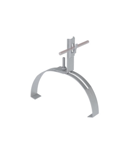 Держатель зажимной для фигурного конька для прутка Ø 5-8 мм TD КМ-Профиль (DFKZ-D5-8 TD) в Домодедово Монтажные материалы Pintop.ru