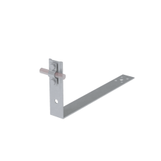 Черепичный держатель болтовой на обрешётку для прутка Ø 5-10 мм L380 мм H100 мм TD КМ-профиль (CDBO-L380-D5-10 TD)