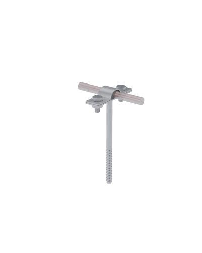 Держатель для прутка Ø 5-10 мм вкручиваемый L80 мм HD КМ-Профиль (DPV-L80-D5-10 HD) в Домодедово Монтажные материалы Pintop.ru