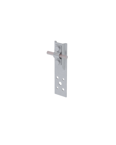 Прямой держатель болтовой для прутка Ø 5-10 мм H60 мм HD КМ-Профиль (DBP-H60-D5-10 HD) в Домодедово Монтажные материалы Pintop.ru