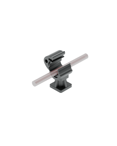 Держатель пластиковый Ø 8-10 мм КМ-Профиль (PD8-10) в Домодедово Монтажные материалы Pintop.ru