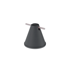 Держатель пластиковый для прутка Ø 8-10 мм H100 мм КМ-Профиль (DPP-H100-D8-10)