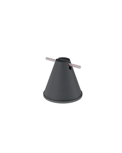 Держатель пластиковый для прутка Ø 8-10 мм H100 мм с утяжелителем КМ-Профиль (DPPU-H100-D8-10) в Домодедово Монтажные материалы Pintop.ru