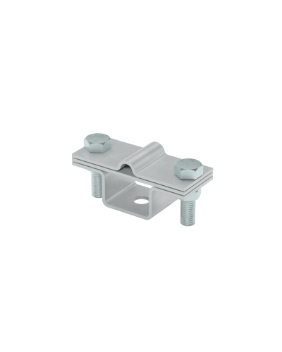 Универсальный держатель на мостовой опоре для прутка Ø 5-8 мм и полосы до 40 мм с 2 пластинами TD КМ-Профиль (UDMO2-D5-8-B40 TD) в Домодедово Монтажные материалы Pintop.ru