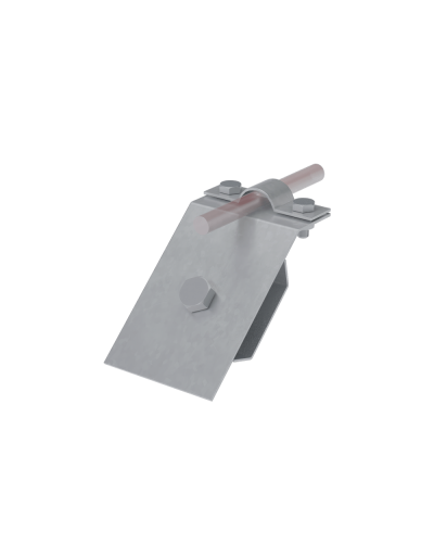 Держатель для водосточного желоба Ø 5-10 мм CU КМ-профиль (DVZH-D5-10 CU) в Домодедово Монтажные материалы Pintop.ru