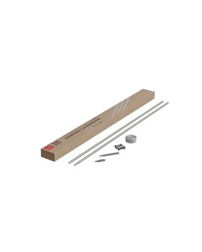 Комплект заземления из 2 стержней Ø 16 мм L=1,5 м TD КМ-Профиль (KTZ-D16-2 TD) в Домодедово Монтажные материалы Pintop.ru