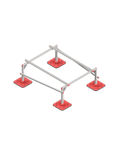 Опорная конструкция для установки оборудования TECHNORAPTOR FOOT 1200х1500 HD КМ-профиль (KM-TR-F-SSEI-1200-1500 HD) в Домодедово Системы видеонаблюдения Pintop.ru