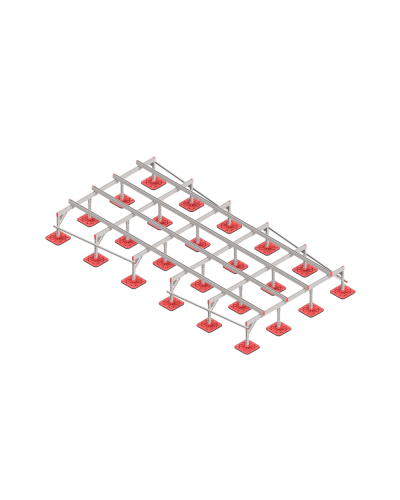 Опорная конструкция для установки оборудования TECHNORAPTOR FOOT 2500х5000 HD КМ-профиль (KM-TR-F-SSEI-2500-5000 HD) в Домодедово Системы видеонаблюдения Pintop.ru
