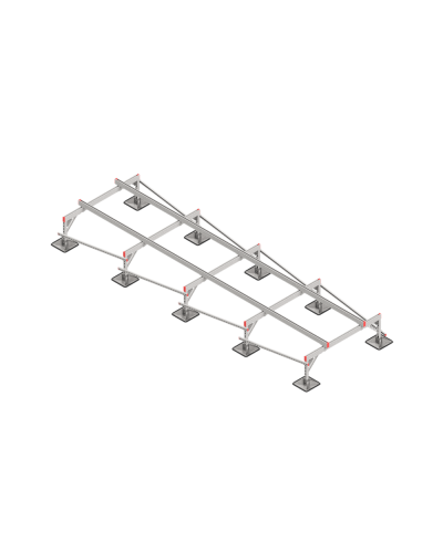 Опорная конструкция для установки оборудования TECHNORAPTOR STEELFOOT 1500х5000 HD КМ-профиль (KM-TR-STF-SSEI-1500-5000 HD) в Домодедово Системы видеонаблюдения Pintop.ru