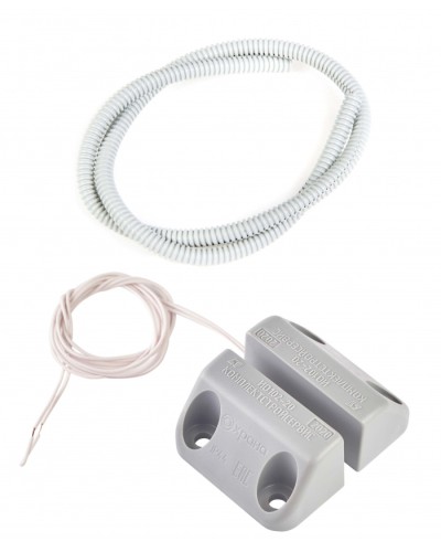 Извещатель охранный точечный магнитоконтактный накладной Комплектстройсервис ИО 102-20 Б2П (2) (пластиковый рукав) в Домодедово Извещатели охранные Pintop.ru