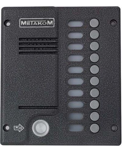 Блок вызова домофона Метаком MК10.2-TM4EVN в Домодедово Вызывные видеопанели малоабонентные Pintop.ru