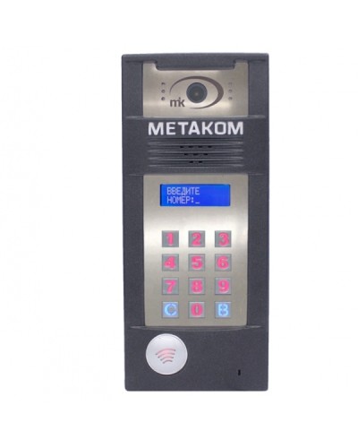 Многоабонентый антивандальный блок вызова со встроенной видеокамерой Метаком MК2018-TMRFGV в Домодедово Блоки вызова многоабонентные Pintop.ru
