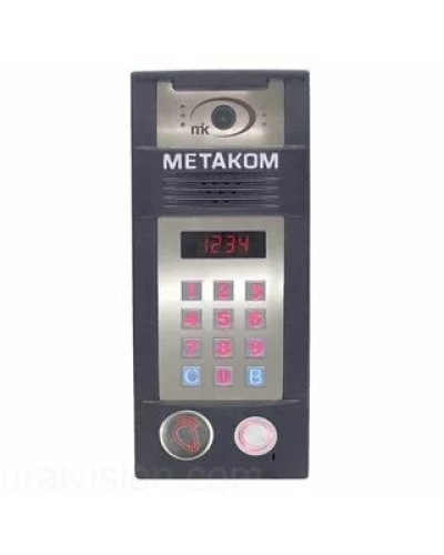 Многоабонентый антивандальный блок вызова со встроенной гибридной видеокамерой Метаком MК2018-TMRFVH в Домодедово Блоки вызова многоабонентные Pintop.ru