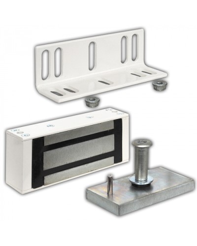 Замок электромагнитный Олевс М1-300 белый в Домодедово Электромагнитные замки Pintop.ru