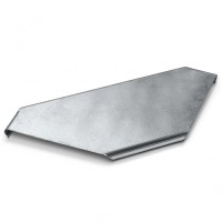 Крышка плоского угла 45° 150x15 (0,7) ПожТехКабель (550-003)
