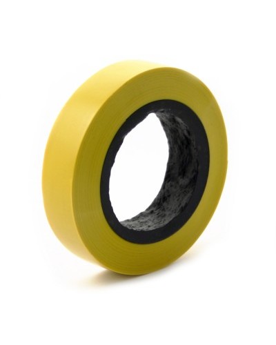 Изолента ПВХ 20 метров ширина 19мм (Желтый) ПожТехКабель PTK-Accessories в Домодедово Стяжки-хомуты Pintop.ru
