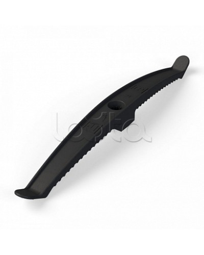 Держатель кабеля двусторонний для прямого монтажа черный (20шт/120шт уп/кор) Промрукав (PR13.0383) в Домодедово Монтажные материалы Pintop.ru