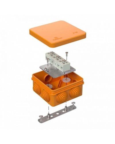 Коробка огнестойкая для о/п 40-0210-FR2.5-6 Е15-Е120 80х80х40 Промрукав в Домодедово Огнестойкие кабельные линии Pintop.ru