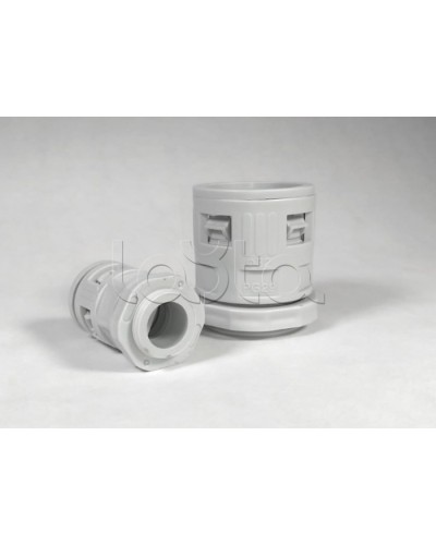 Муфта вводная для гофрированных труб серая ВМ-ГТ-32 Промрукав (PR08.3271) в Домодедово Повороты, муфты, тройники Pintop.ru