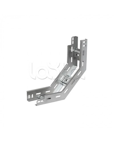 Угол вертикальный внутренний 90 градусов лестничный 400х150 (1,5 мм) Промрукав (PR08.5560) в Домодедово Аксессуары для лотков Pintop.ru