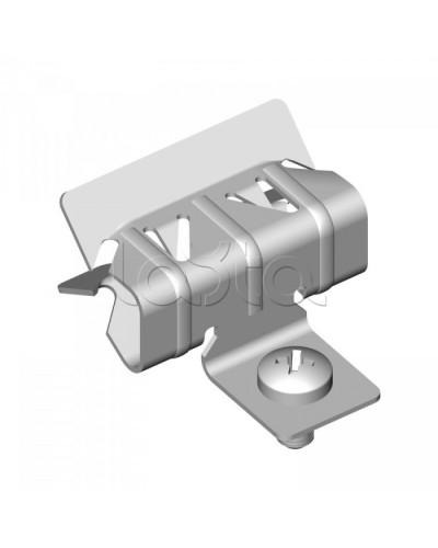 Зажим балочный 15-20 мм с отгибом и винтом М6х9 Промрукав (PR08.5848) в Домодедово Аксессуары для лотков Pintop.ru