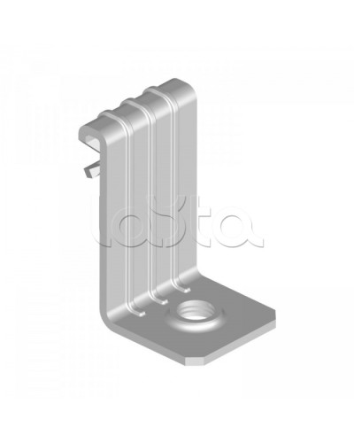 Зажим балочный вертикальный 1-5 мм с отгибом и резьбой М6 Промрукав (PR08.5861) в Домодедово Аксессуары для лотков Pintop.ru