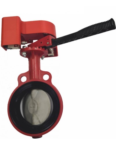 Затвордисковый с ручным приводом с контролем положения УКПЗА Спецавтоматика 3т100/1,6(Р)-Ф.УЗ.1-АК-100v4 в Домодедово Затворы дисковые Pintop.ru