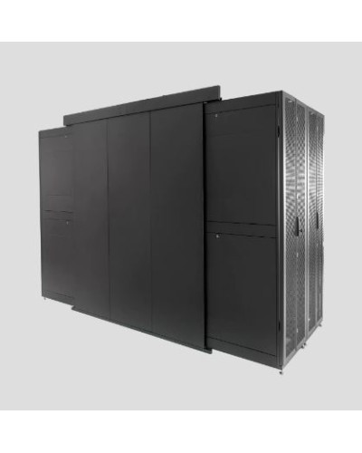 Панель задняя двухрядного коридора сплошная 42U для шкафов серии ШТК-СП-42.×.× ЦМО ЦОД-СП-Ф2-42-9005 в Домодедово Аксессуары для стоек и шкафов Pintop.ru