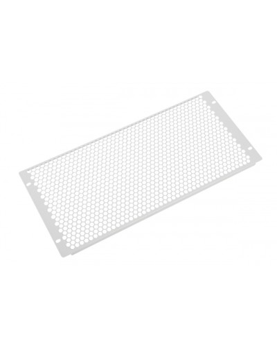 Фальшпанель в шкаф 19 5U перфорированная ЦМО ФП-5.4-9005 в Домодедово Аксессуары для стоек и шкафов Pintop.ru