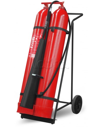 Огнетушитель ПОЖТЕХНИКА ОУ-50 Морской ИНЕЙ (144В, до 10 000V) 2х40л. (баллона по ГОСТ 949, раструб=1м) в Домодедово Огнетушители Pintop.ru