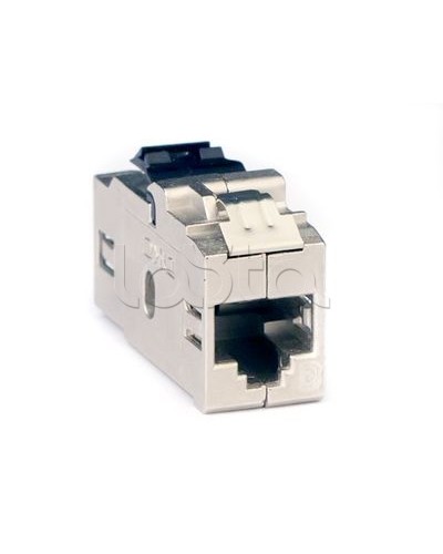 Модуль Keystone RJ45 CAT6 проходной экранированный, серебристый DKC RNK6FESL в Домодедово Модули Keystone Pintop.ru