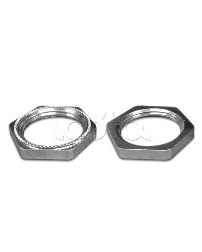 Гайка заземляющая M32x1,5 никел. латунь DKC 6006EMC-32A в Домодедово Крепеж Pintop.ru