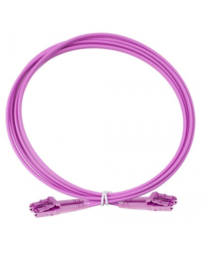 Оптический коммутационный шнур дуплексный, OM4, 2х50/125, LC-LC, 10 м Eurolan (41F-40-LC-LC-10) в Домодедово Патч-корды и пигтейлы Pintop.ru