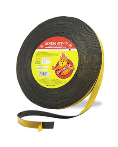 Лента термоуплотнительная ОгнезаОГНЕЗА-ЛТУ 1,5*15 мм., рулон 35 пог.м. в Домодедово Дополнительное оборудование пожаротушения Pintop.ru