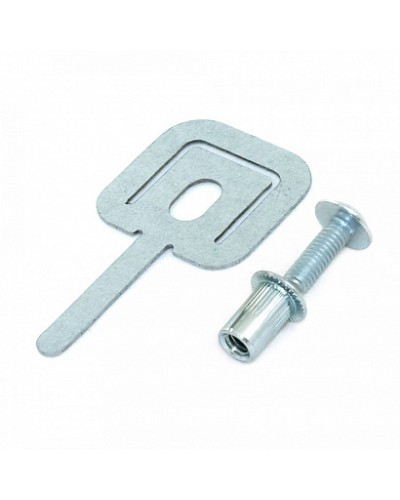 Комплекты для крепления ОКЛ с использованием винта, заклепки и хомута FR ПР-25 (100 шт) Промрукав (PR08.5203) в Домодедово Огнестойкие кабельные линии Pintop.ru