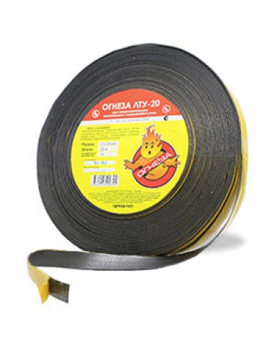 Лента термоуплотнительная ОгнезаОГНЕЗА-ЛТУ 1,5*20 мм., рулон 35 пог.м. в Домодедово Дополнительное оборудование пожаротушения Pintop.ru