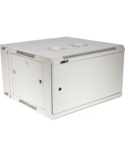 Шкаф настенный серии Pro, 3-секционный, 12U 600x600, металлическая дверь TWT-CBW3M-12U-6x6-GY в Домодедово Аксессуары для стоек и шкафов Pintop.ru
