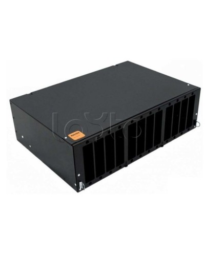 Бокс оптический универсальный 19 Hyperline FO-19V-3U-12xSLT-W130H30-96UN-BK в Домодедово Коммутационные изделия Pintop.ru