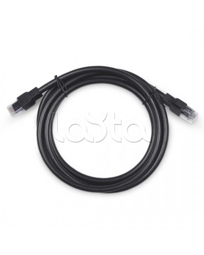 Патч-корд U/UTP, категория 6a, 2xRJ45/8p8c, неэкран. армир. гофр. стальной лентой, черный, РЕ, внешний, 10м Cabeus PC-ARM-UTP-RJ45-Cat.6a-10m-PE в Домодедово Патчкорды (медные) Pintop.ru