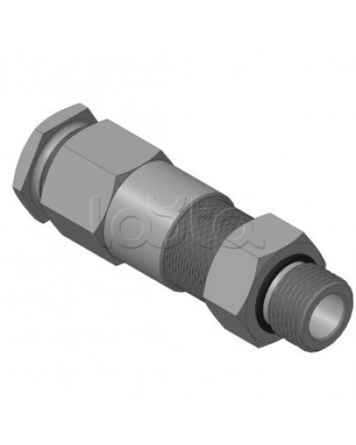 Кабельный ввод для бронированного кабеля с двойным уплотнением резьбой G1/2, внешним диаметром кабеля D=11-15 мм и проходным диаметром кабеля d=6-10 мм Спектрон КВБ-15/10-2У-М-G1/2 в Домодедово Аксессуары для кабель-канала Pintop.ru